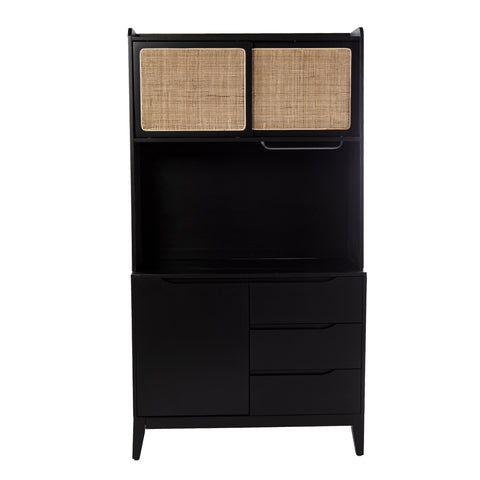 Image of Kitchen organizer w/ rattan accents Image 8