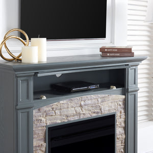 Seneca Color Changing Media Fireplace – Gray