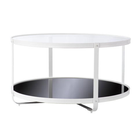 Image of Round two-tone coffee table Image 3