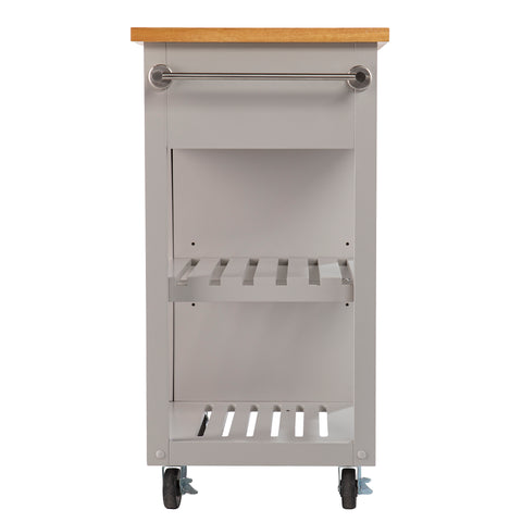 Image of Rolling Kitchen Island w/ Storage