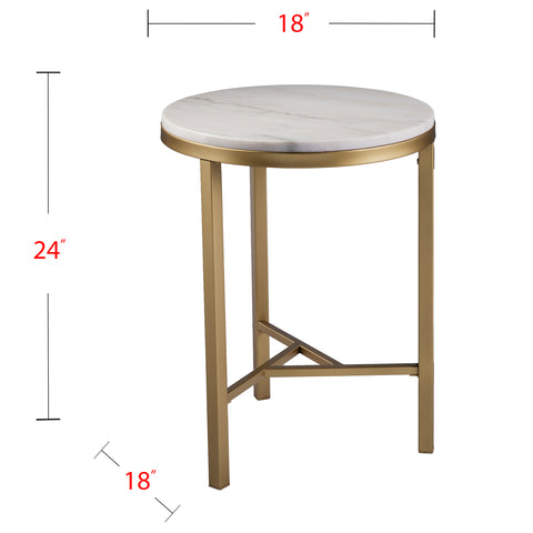 Image of Small space friendly accent table Image 8