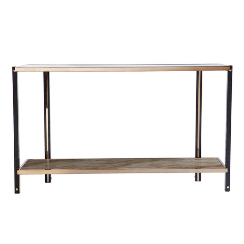 Image of Thornsett Console Table w/ Mirrored Top