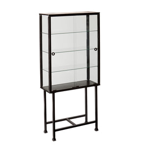 Metal/Glass Sliding-Door Display Cabinet