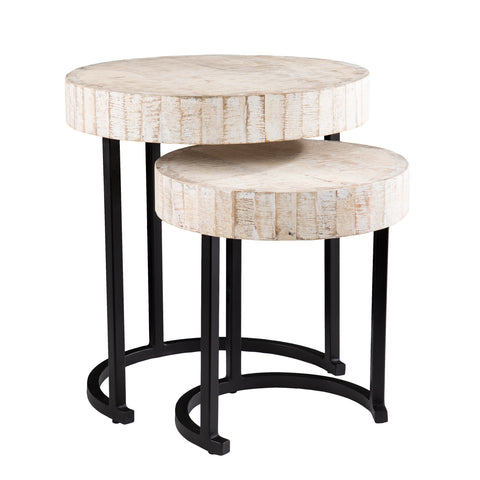 Image of Pair of nesting accent tables Image 4