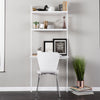 Multipurpose floating desk w/ hutch-style shelves Image 1