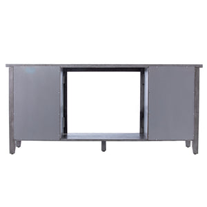 Fireplace media console w/ storage Image 6