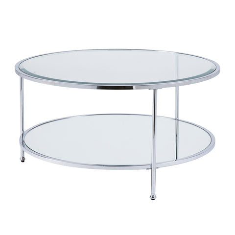 Image of Round two-tier coffee table Image 10