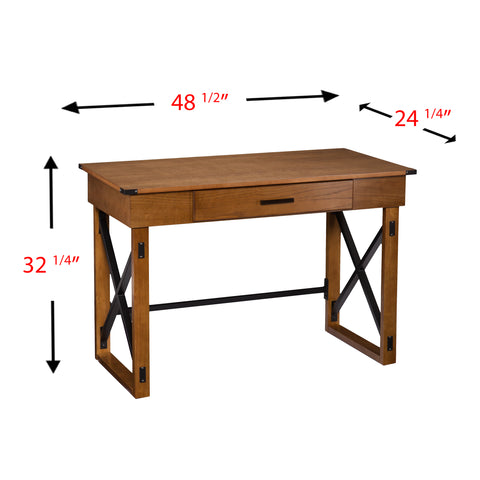 Image of Writing surface adjusts from seated to standing Image 2