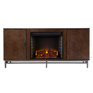 Low-profile fireplace w/ storage Image 2