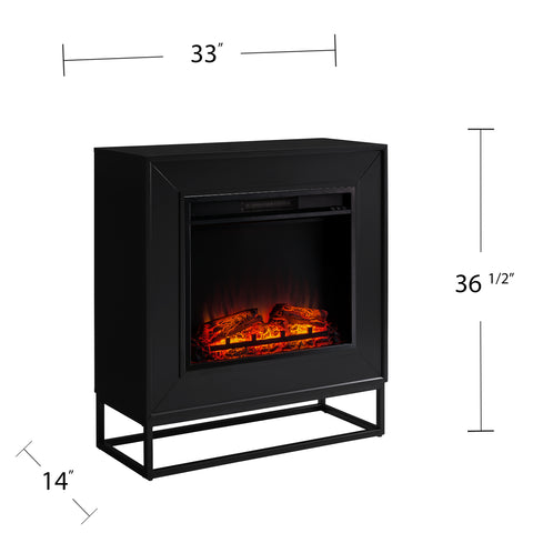 Image of Modern electric fireplace mantel Image 8