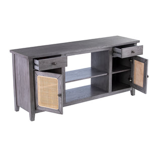 Rustic entertainment center w/ media storage Image 10