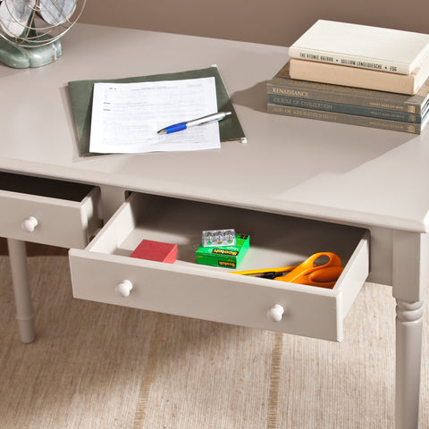 Image of Slim design offers 2 drawers for convenient storage Image 2