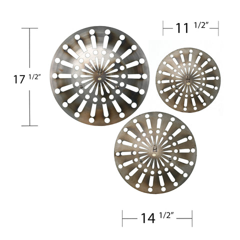 Image of Wassleby Round Wall Art – 3pc Set