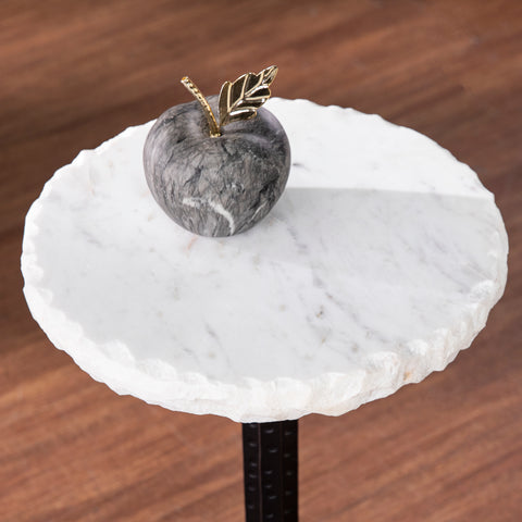 Image of Side table with marble tabletop Image 2