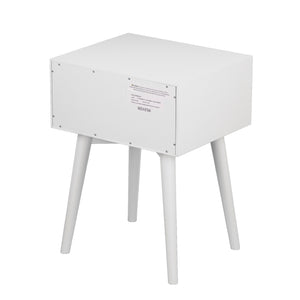 White on white nightstand Image 8