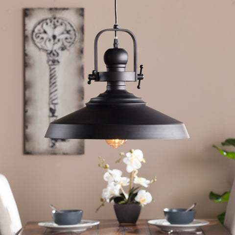 Image of Mindel Industrial Bell Pendant Lamp