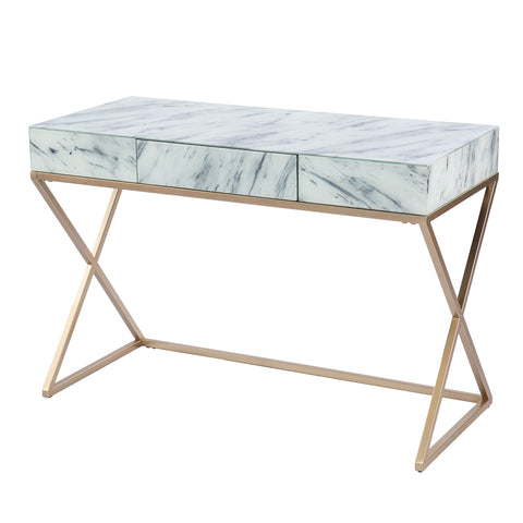 Image of Faux-marble writing desk Image 4