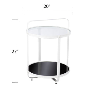 Round two-tone side table Image 7