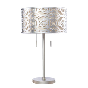 Round table lamp w/ shade Image 6