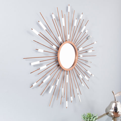 Image of Ardreva Starburst  Mirrored Wall Sculpture