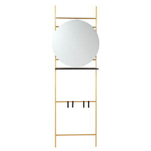 Entryway organizer with mirror Image 3