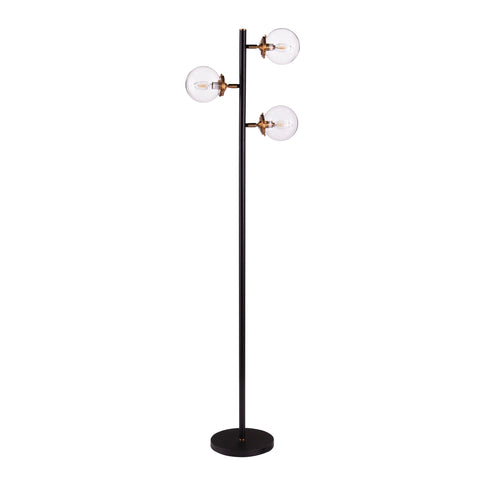 Image of Modern floor lamp w/ 3 lights Image 4