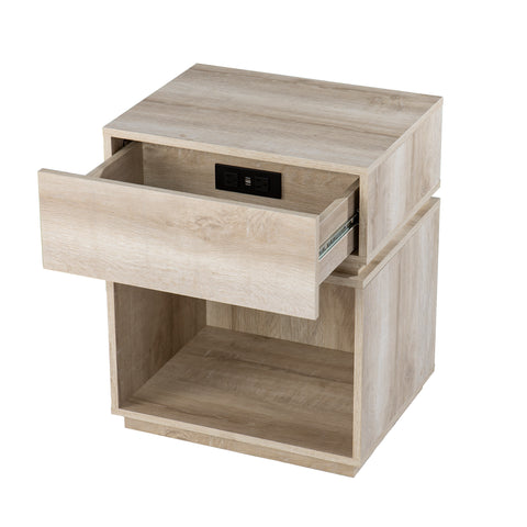 Image of Mortayne Side Table w/ Charging Station