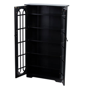 Double-door cabinet w/ media storage Image 6