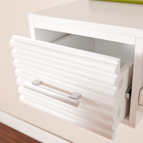 Image of Simon Wall Mount Desk - White