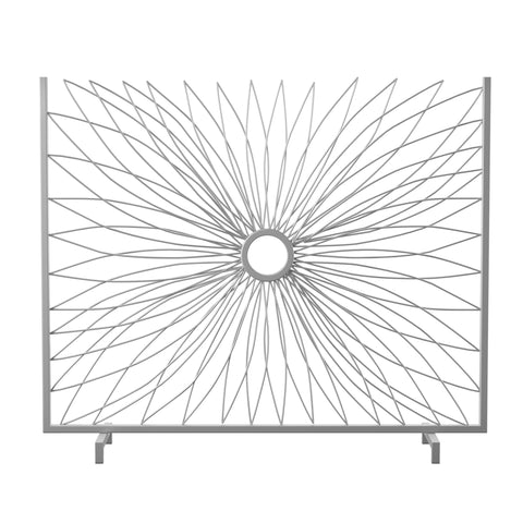 Image of Freestanding metal fireplace screen Image 3