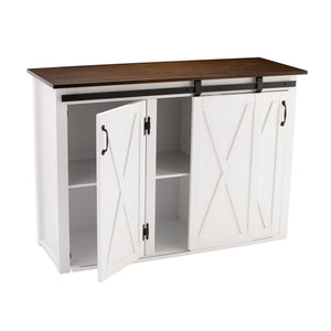 Large stationary kitchen island w/ storage Image 10