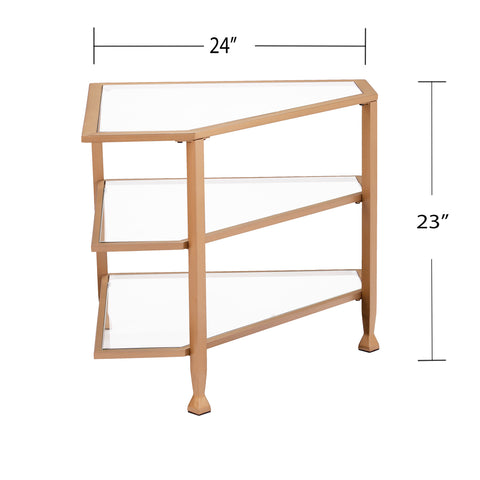 Image of TV stand accommodates a flat screen TV up to 33.25" W overall Image 8