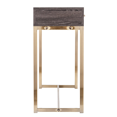 Image of Two-tone storage sofa table Image 4