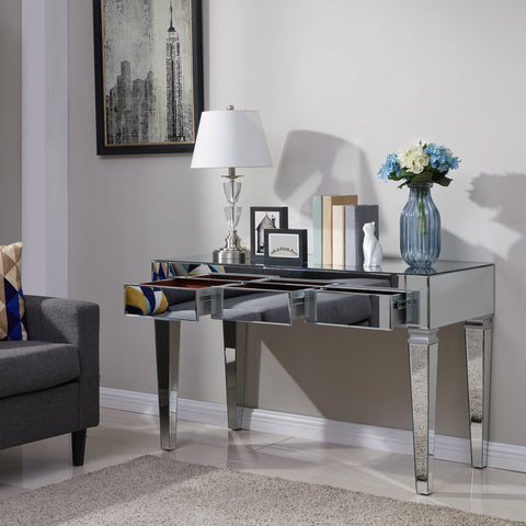 Image of Elegant, fully mirrored writing desk Image 3