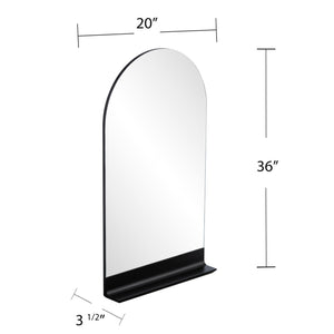 Arched wall mirror w/ storage Image 8