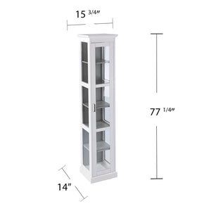 Curio cabinet w/ display storage Image 9