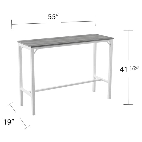 Image of Bar height outdoor table Image 8