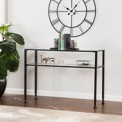 Image of Metal Sofa Table - Black