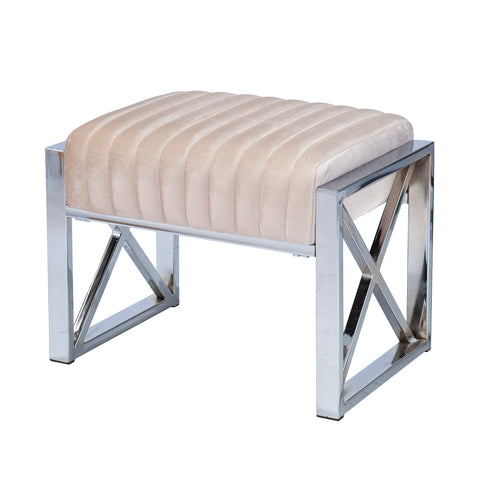 Image of Elegant ottoman or vanity stool Image 3