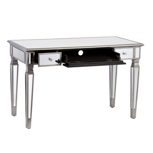 Mirrored workstation or vanity desk w/ ample storage Image 3