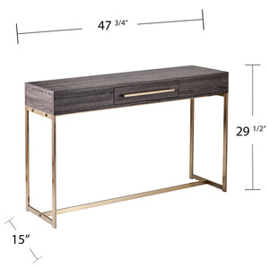 Two-tone storage sofa table Image 10