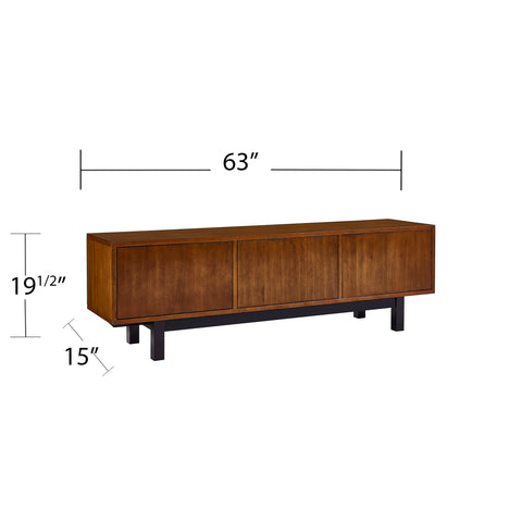 Image of Low-profile media stand w/ storage Image 2