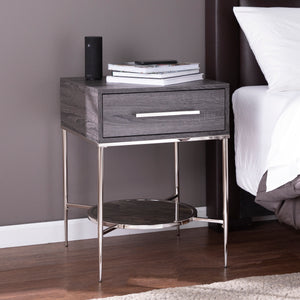 Bedside table with storage Image 1