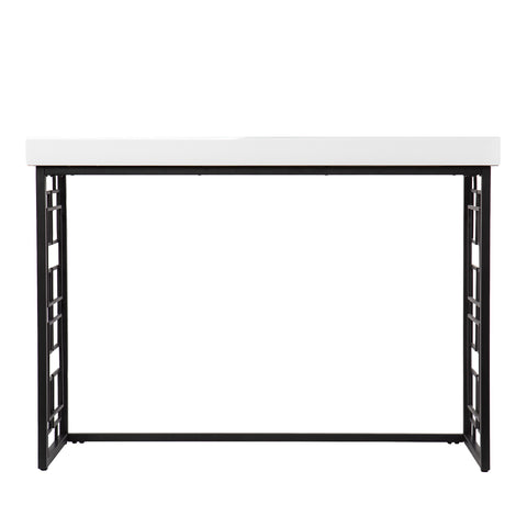 Image of Modern glass-top console table Image 3