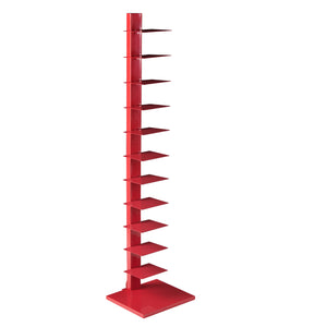 Stewartby Spine Tower Shelf - Valiant Poppy