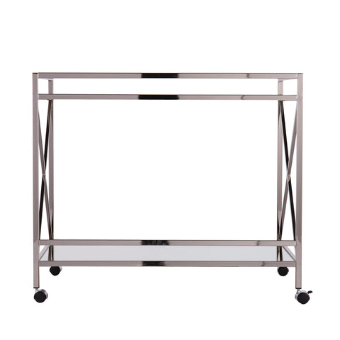 Image of Maxton Silver Bar Cart