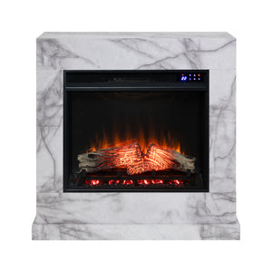 Faux marble fireplace mantel Image 3