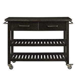 Rolling kitchen island or laundry room folding cart Image 5