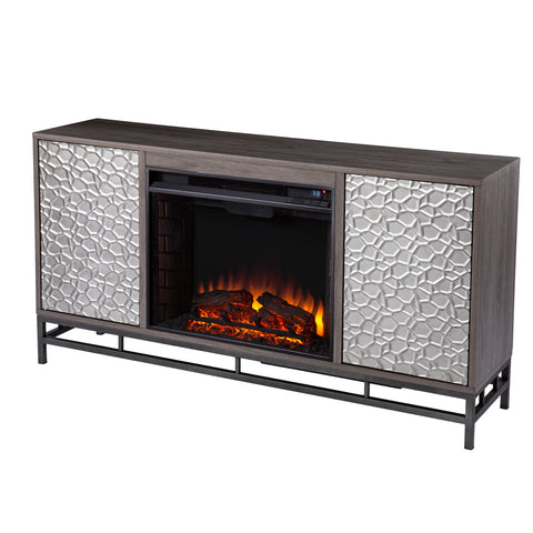 Image of Electric fireplace w/ media storage Image 4