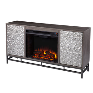 Electric fireplace w/ media storage Image 4